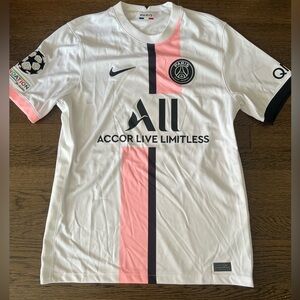 Paris Saint-Germain MBappé Away Jersey size medium